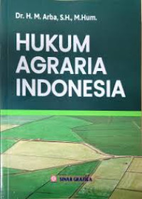 Image of Hukum Agraria Indonesia