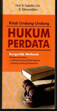 Image of KITAB UNDANG-UNDANG HUKUM PERDATA